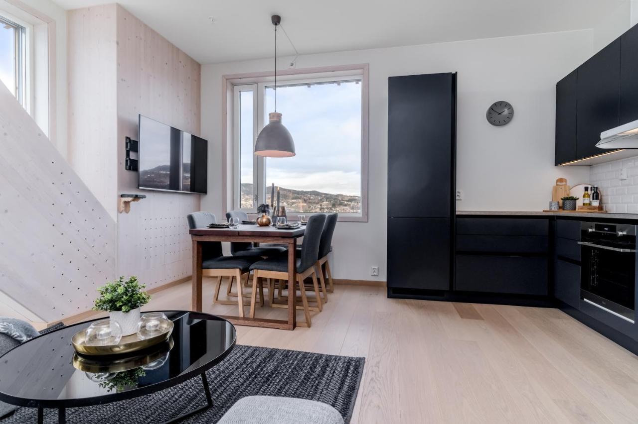 Mjos Tower Apartment - Lovely City View Ringsaker Exterior photo